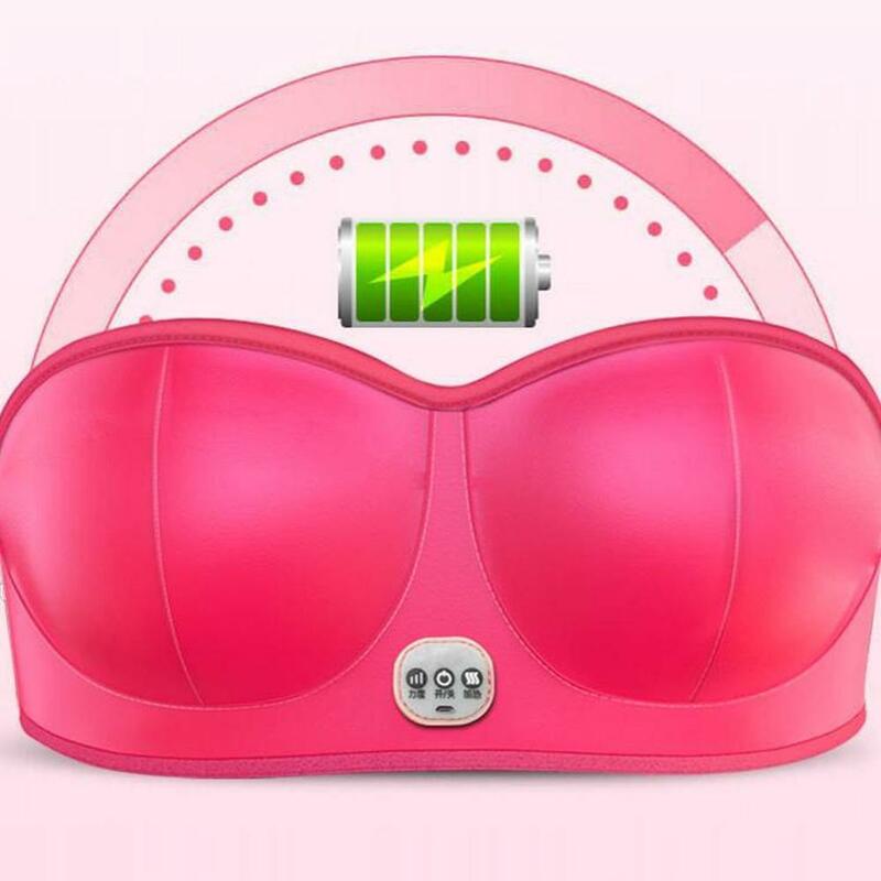 電気乳房マッサージャー,乳房成長フォーム,USB充電式および乳房治療ツール
