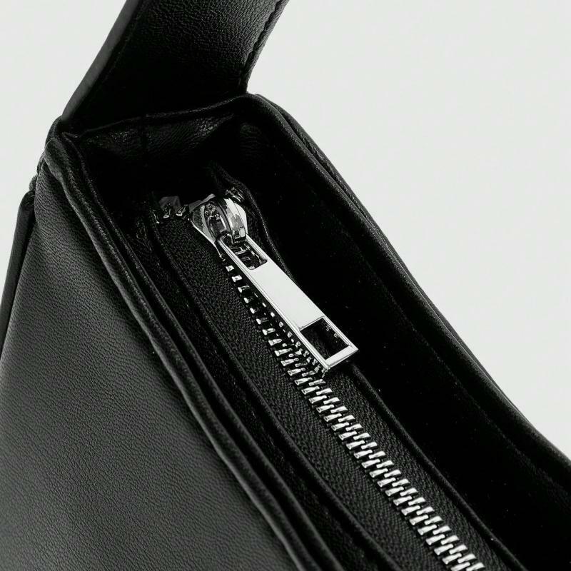 Mode Frauen Umhängetaschen Pu Leder weiblich lässig schwarz Handtasche Modedesign Achsel Tasche