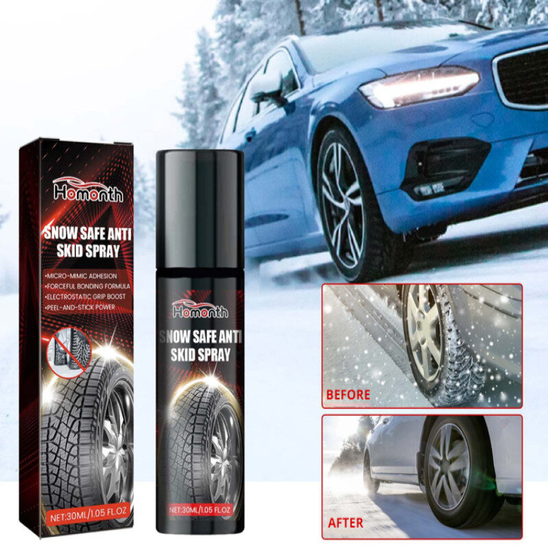 Snow Car Tire Spray Winter Care Protective Barrier Snow Antiskid Spray