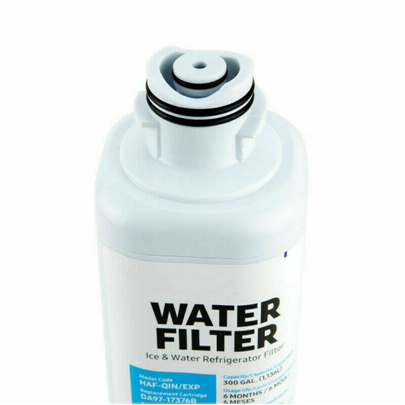 Filtro de agua DA97-17376B para refrigerador, Compatible con Samsung HAF-QIN/EXP, HAF-QIN, DA97-08006C, RF28R7351SG, RF23M8070SR