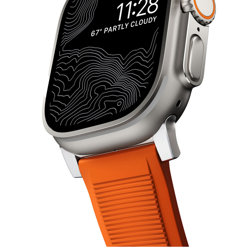 Correa deportiva de silicona para Apple Watch, pulsera de goma de 49mm, 45mm, 44mm, 42mm, serie iwatch 7, 6, 3, 4, 5, se, 8, 49mm