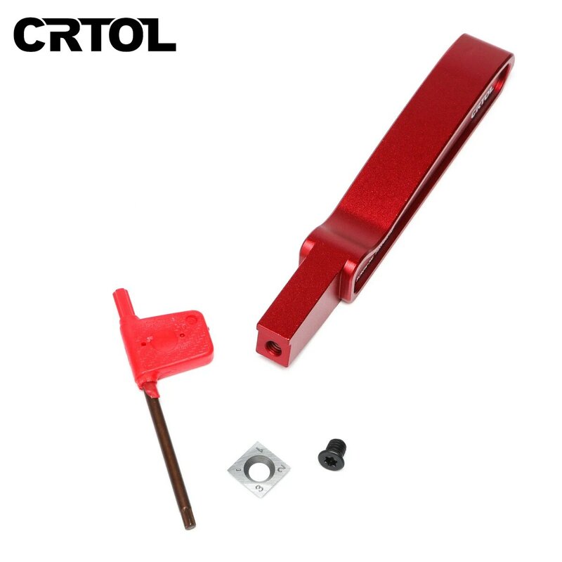 CRTOL – Mini grattoir à colle en carbure, outil d'ébavurage, couteau de coupe du bois, couteau tournant pour tour, outils de menuiserie
