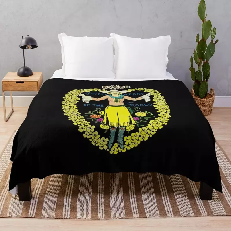 The Byrds Sweet Heart of the Rodeo Throw Blanket Bed linens Loose Blankets