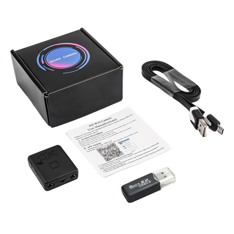 4KフルHD 1080PミニipカムWiFiナイトビジョンカメラIR-CUTモーション検出セキュリティビデオカメラHDビデオレコーダー