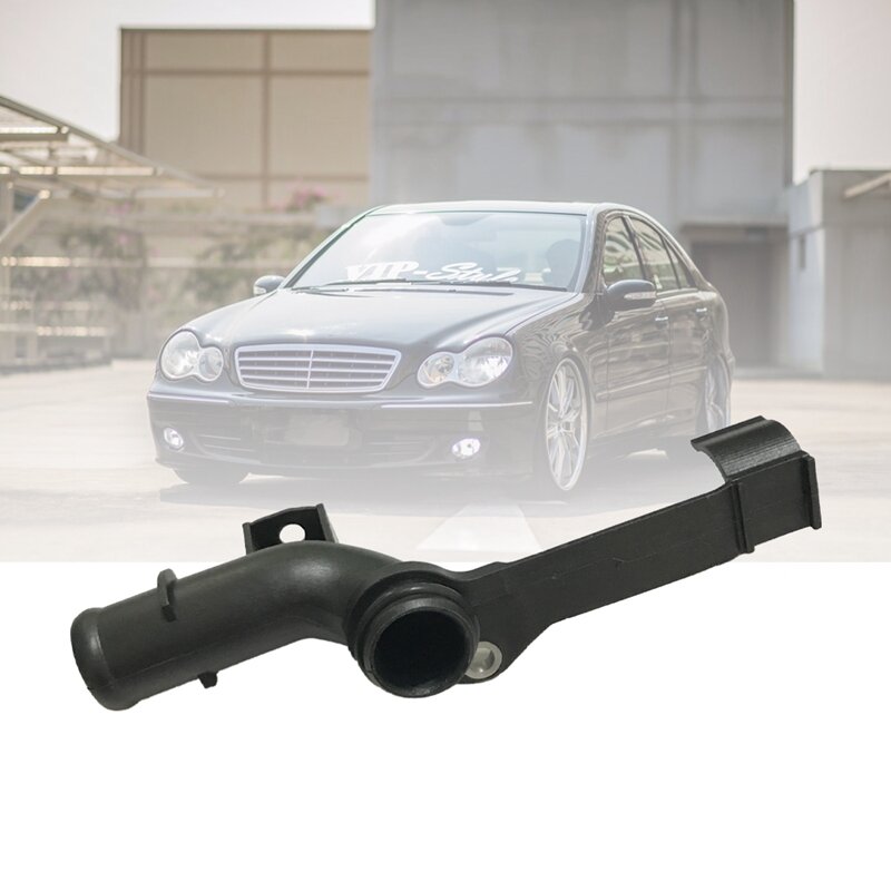 Black Plastic Engine Water Pipe Oil Cooler To Cylinder Head Fit For Mercedes Benz C230 W203 M271 A 2712001352