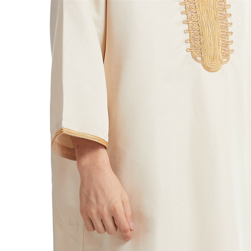 Islamische Männer Robe muslimischen Truthahn Jubbe Thoub Saudi-Arabisch traditionelle Kaftan Abaya Dubai Kleid Eid Ramadan Kleidung Abayas