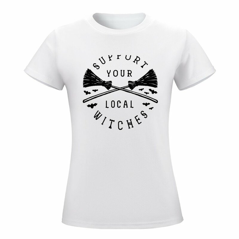 Support Your Local Witches T-shirt vintage clothes lady clothes korean fashion t-shirts for Women loose fit