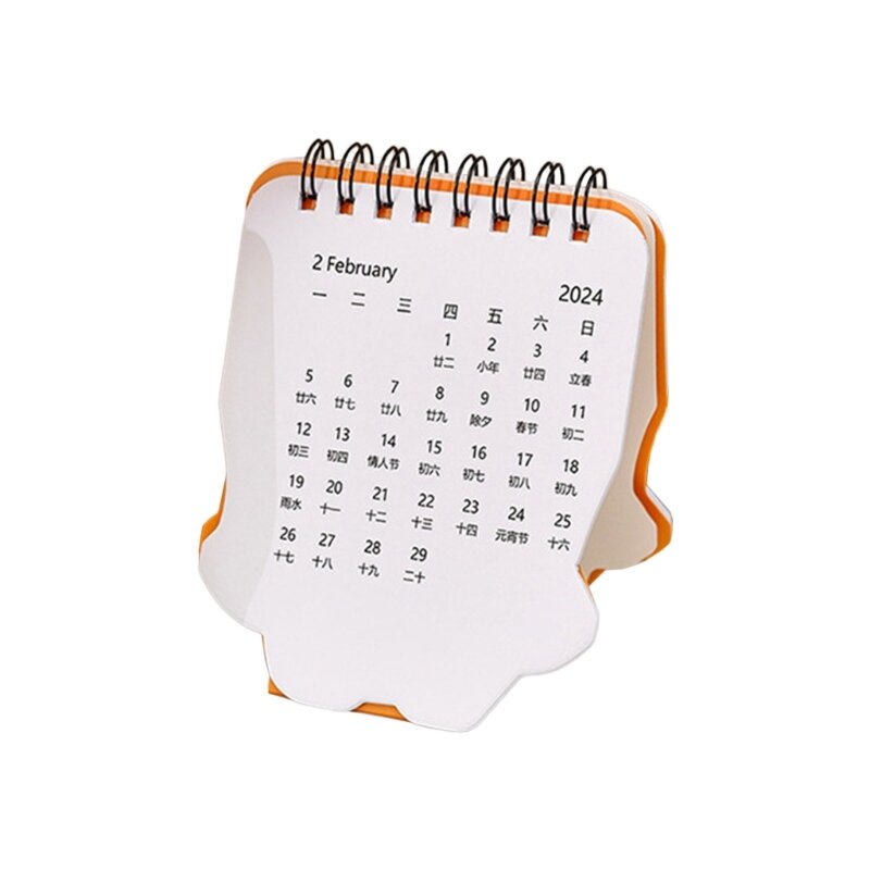 Riferimento mensile del calendario da scrivania in piedi dal 08/2023 12/2024 per Dropship Office School
