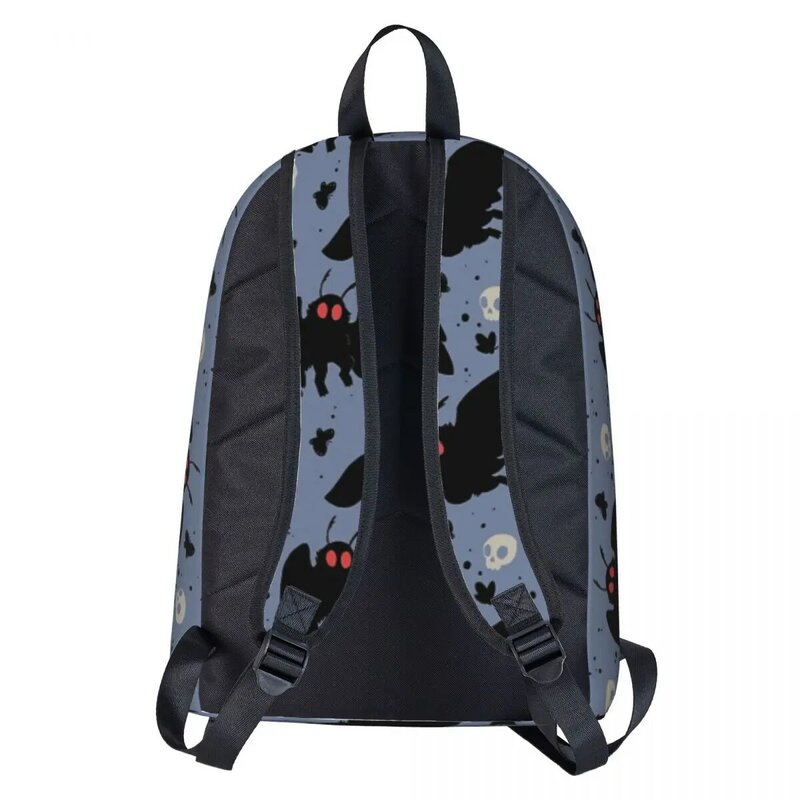 Mothman-mochilas azules de luz diurna, bolsa de libros de gran capacidad para estudiantes, bolso de hombro para computadora portátil, mochila de viaje, mochila escolar