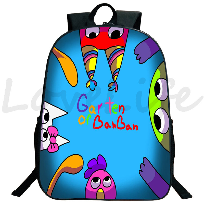 Garten Of Banban-Mochila escolar de dibujos animados para niños y niñas, morral escolar de viaje para regreso a la escuela