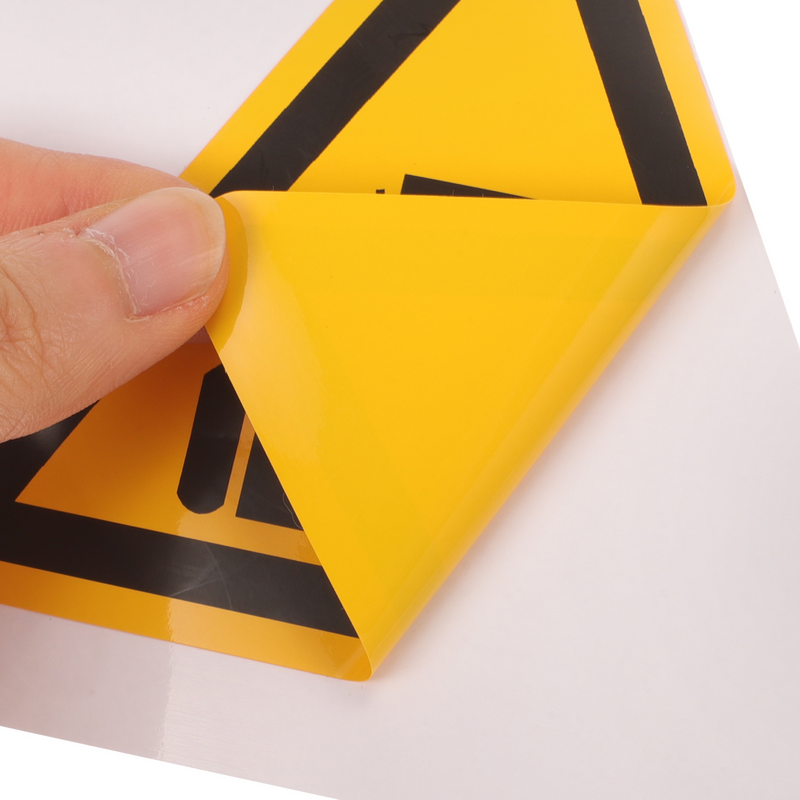 Machine Tool of The Meeting Sign Self Adhesive Warning Sign Pvc Caution Watch Your Signs