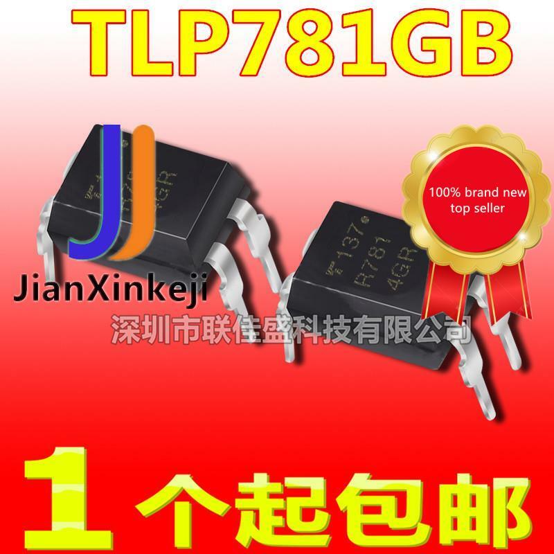 Optoacoplador de salida de transistor, 50 piezas, 100% original, nuevo, TLP781GB, P781, SOP4
