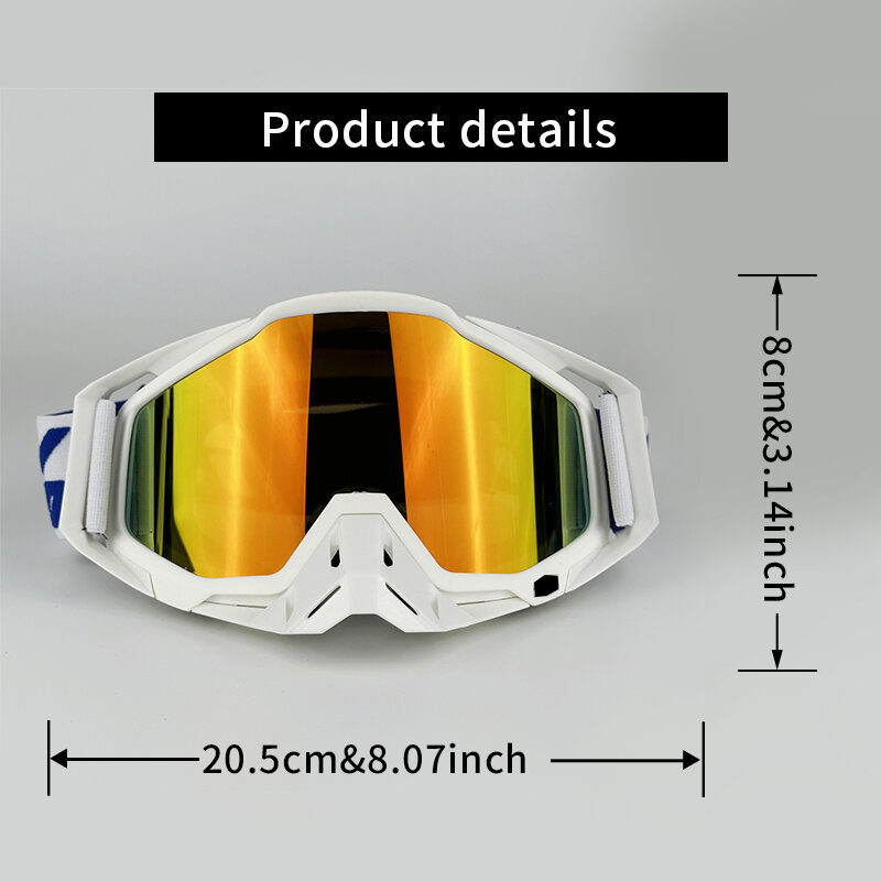 Motorcross Fietsbril Voor 100 Motorbril Mtb Atv Beschermende Offroad Zonnebril