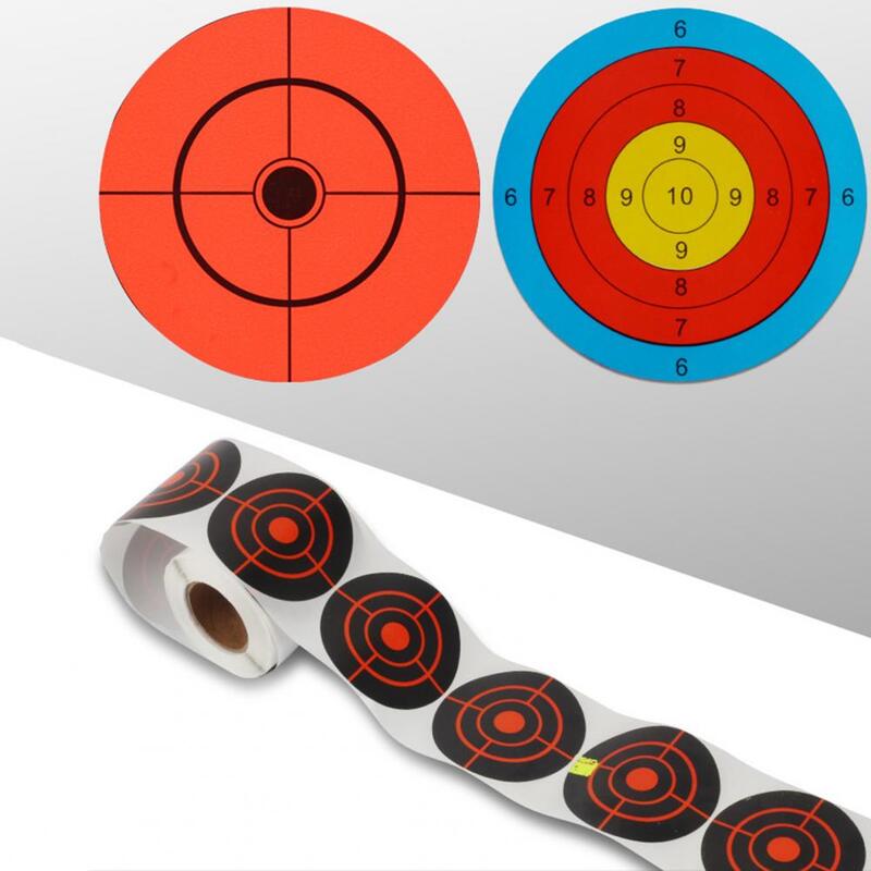 Kertas Target perekat mandiri ukuran ringkas stiker kuat pita panahan portabel alat latihan kertas Target Zel 화티superki