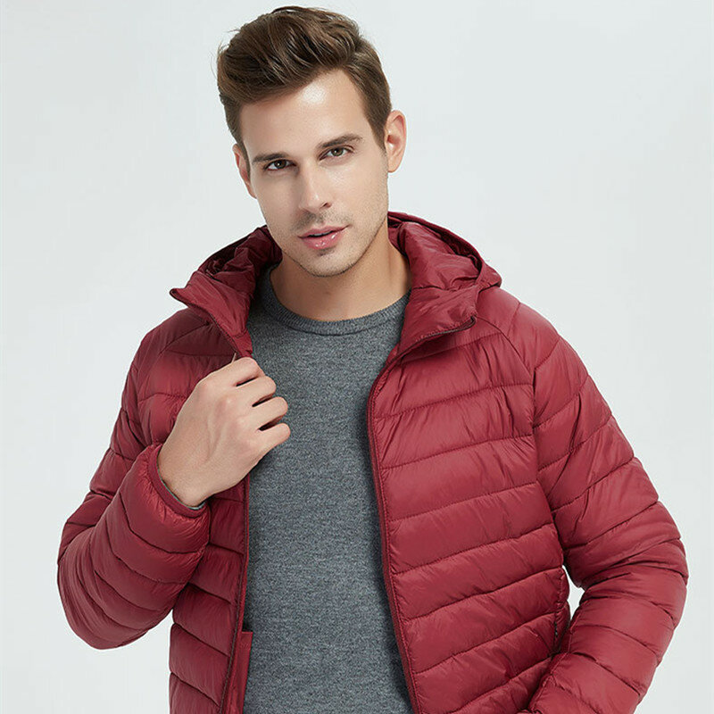 MRMT 2024 giacca in cotone da uomo nuova di zecca giacca in cotone moda giacca corta in cotone leggero con cappuccio da uomo