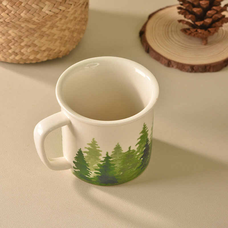 Cute Creative Porcelain Cup Ceramics Coffee Cup Simple Tea Sets Modern Design Home Tea Cup