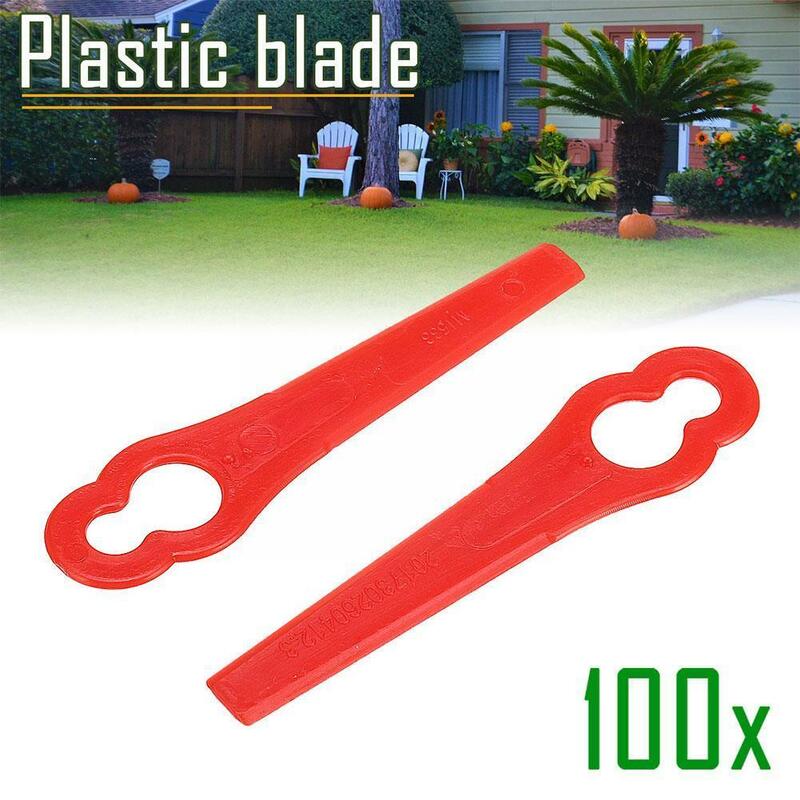 100 шт., сменные Пластиковые триммеры для газона
