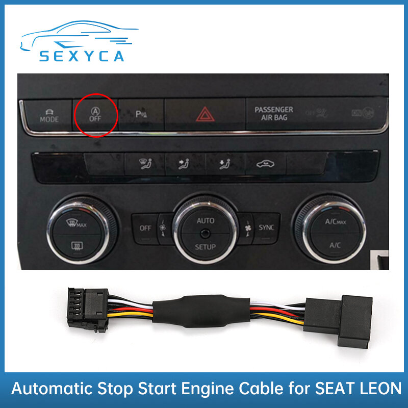 Автомобильная система автоматического остановки запуска двигателя выключение устройства Датчик управления для SEAT ATE LEON 6 контактов/SEAT LEON ATE 10 контактов