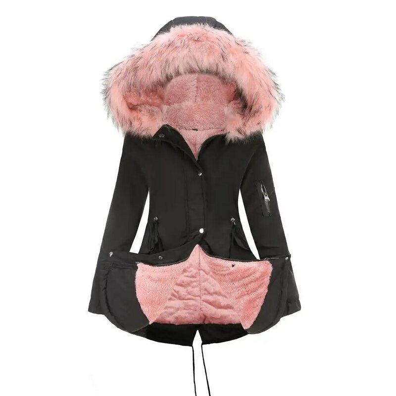 Парка VOLALO в европейском стиле, хлопковая куртка средней длины с капюшоном, зимняя теплая утепленная одежда, модные куртки, женские пуховики