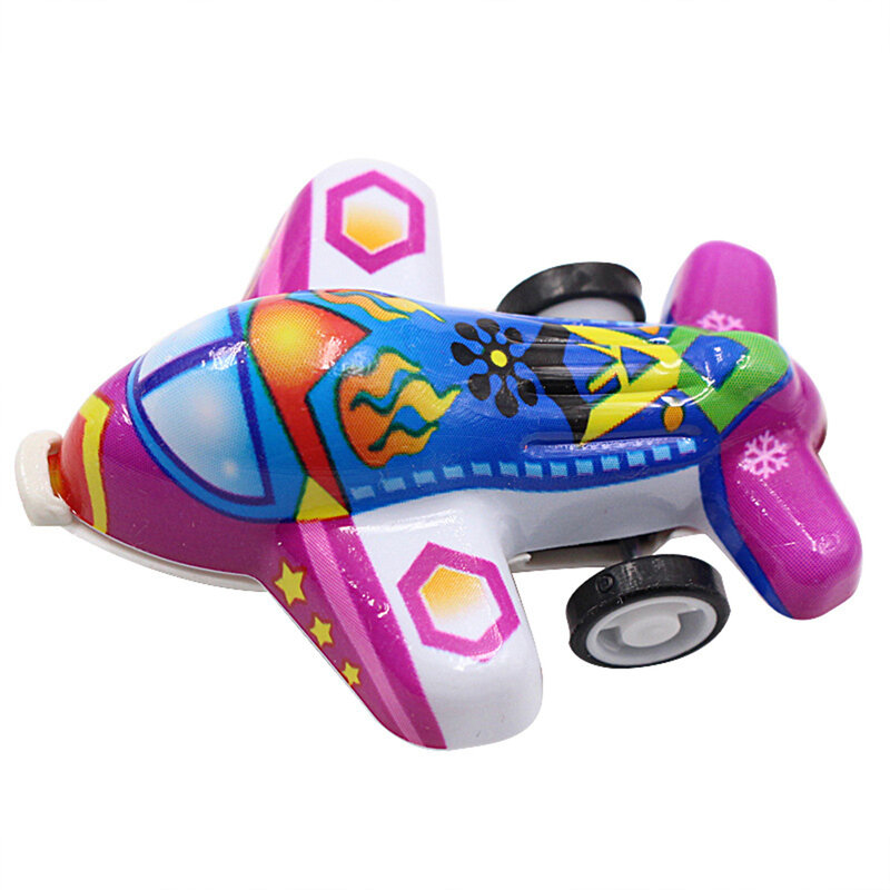 어린이용 풀백 소형 비행기 장난감, 관성 다채로운 미니 비행기 모델
