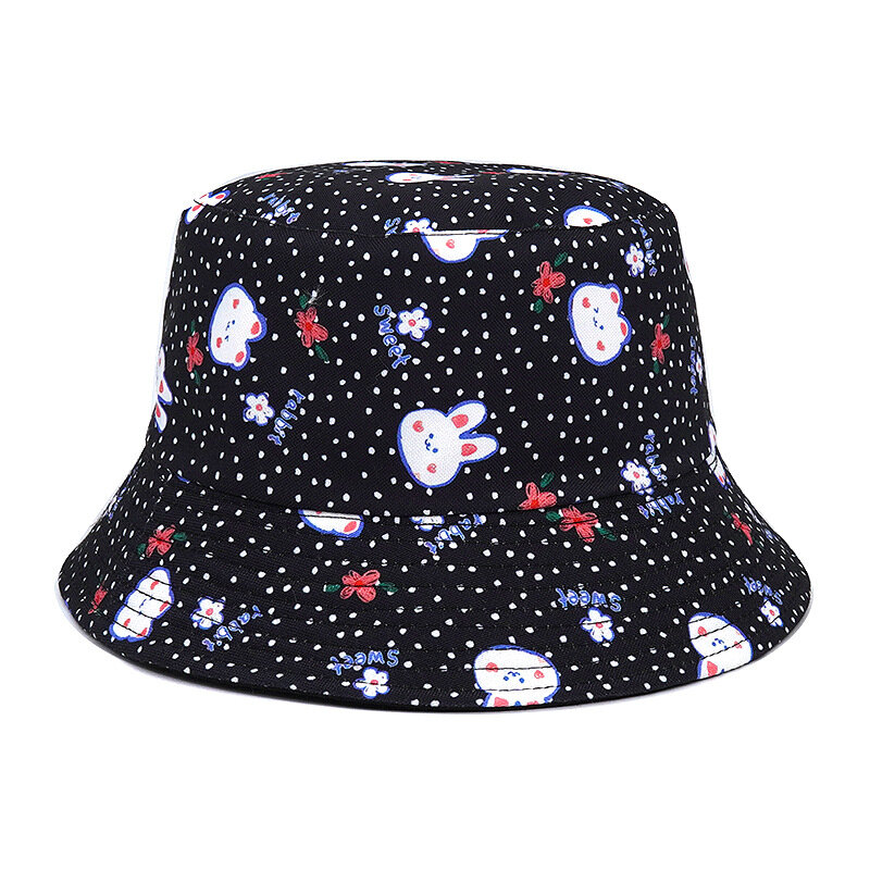 2023 nadruk listowy kapelusz typu Bucket letnie czapki kapelusze przeciwsłoneczne Panama dla kobiet kapelusz wędkarski rybaka