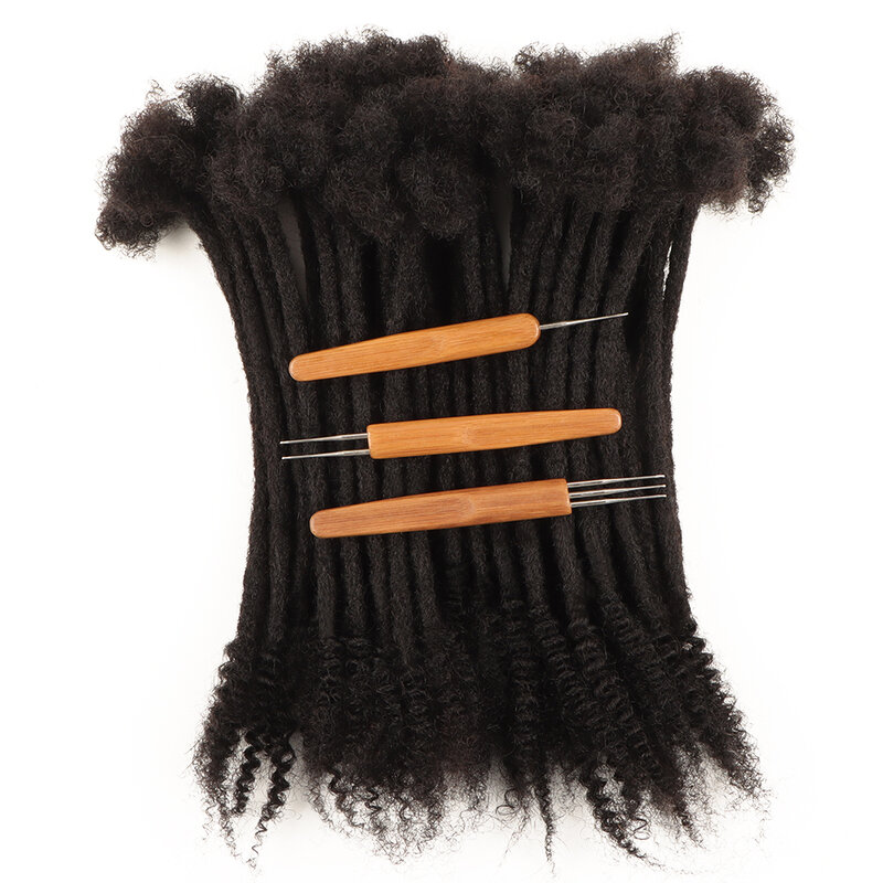 Orientfashion-puntas rizadas para rastas de cabeza para hombre y mujer, 2022 CM de ancho, 80 unidades, nuevos estilos, 0,6
