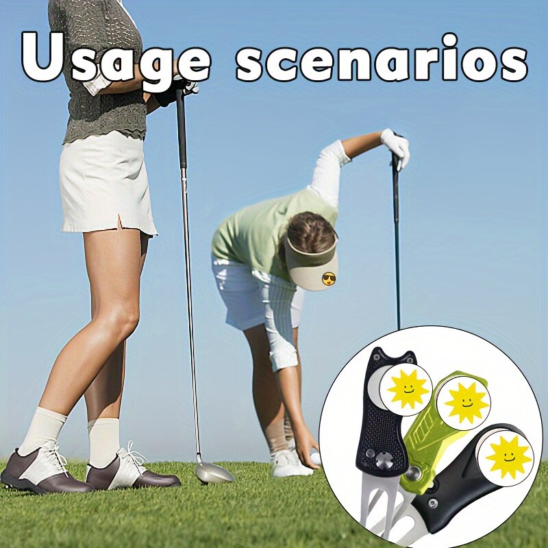 Магнитное металлическое устройство для игры в гольф с логотипом 25 мм, забавная Иконка, логотип в виде металлического мяча в стиле ретро, идеальный подарок для гольфа для мужчин и женщин