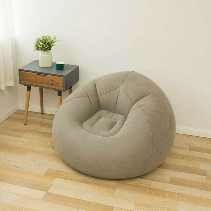 Sofá de aire portátil para sala de estar, asiento inflable, tumbona de PVC, PUF Puff