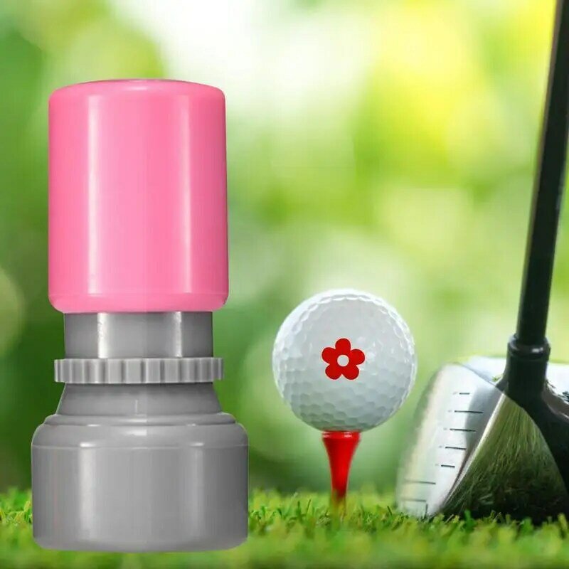 Golfball Marker Schablone schnell trocknend personalisieren Golfball Stempel mit Daumen Herz Muster Ball Marker Sport liefert Golf