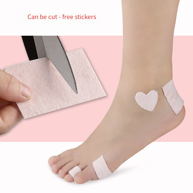 Multifuncional Velvet Heel Sticker para mulheres sapatos, protetores de calcanhar, produtos para os pés, analgésicos, acessórios invisíveis