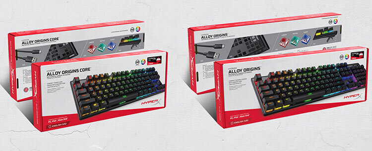 Оригинальная оптовая продажа, механическая Проводная игровая клавиатура Hyperx Alloy origin RGB (полноразмерная)