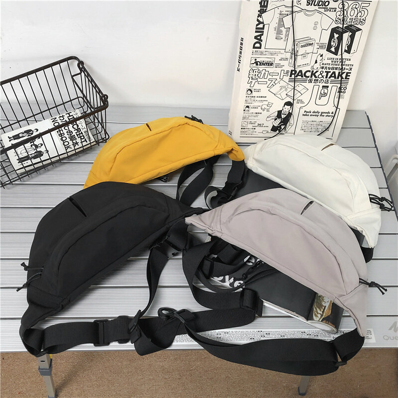 Street Hip-hop Belt Bag Multifunction Nylon Chest Pack Outdoor Sport Waist Bag Shoulder Bags  Fashion New Unisex Canvas Bag