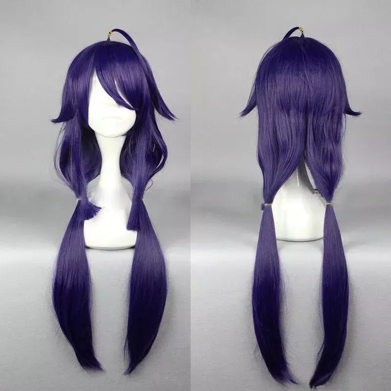 Taigei длинный прямой фиолетовый Косплей Аниме парик 577L коллекция волос