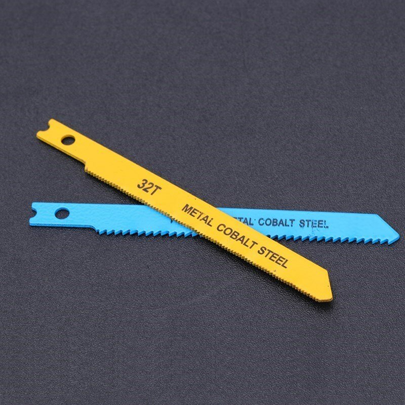 U Shank Jig Saw Blades 68/100mm T6-T32 Assorted Metal/Wood Steel Jigsaw Blades for Cutting Tools 