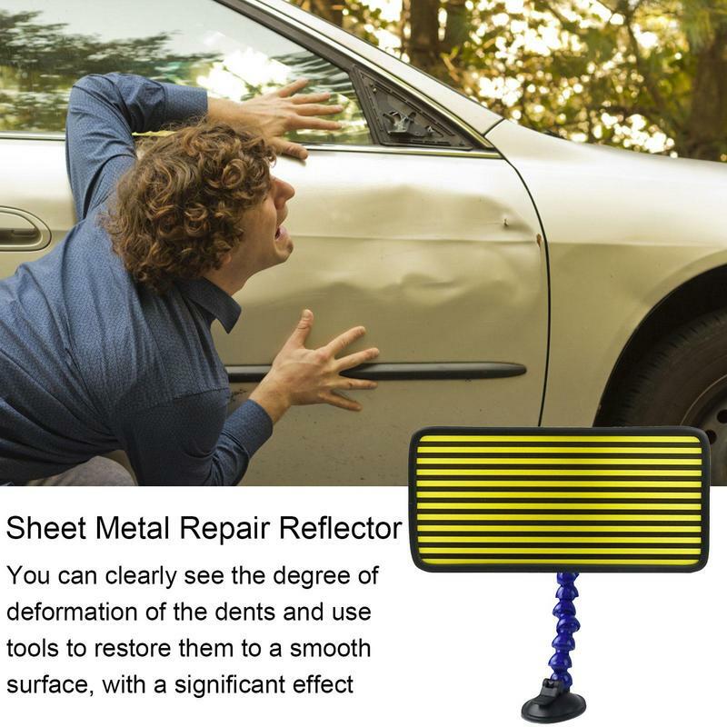 Alat perbaikan penghilang penyok mobil portabel, perlengkapan perbaikan penghilang penyok mobil dengan alas cangkir hisap untuk kendaraan truk mobil