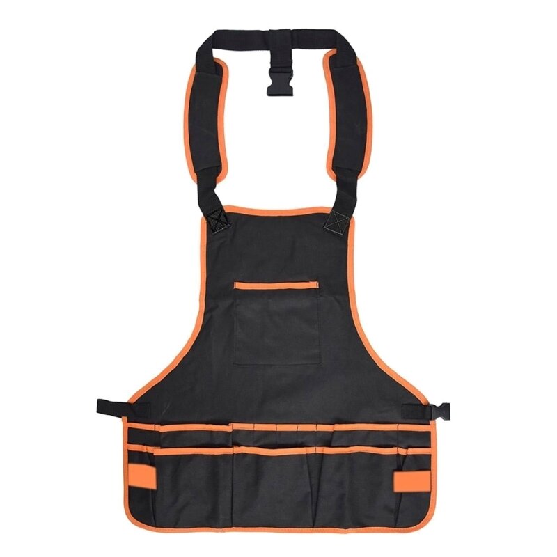 Work Apron with 10 Tool Pockets, Woodworking Apron600D Oxford Cloth Durable DropShipping