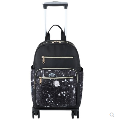 18 cal kobiety carry on bagaż podręczny z koła walizka podróżna na kółkach szkoły plecak na kółkach torba walizka na kółkach plecak na kółkach