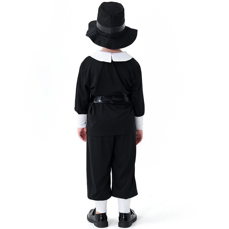 Disfraz de niño Pilgrim, disfraz de Halloween para niños, 2023