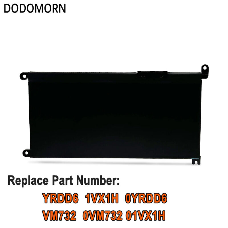 Аккумулятор DODOMORN YRDD6 для ноутбука Dell Vostro 3491, 3591, 3490, 3590, 3501, 5481, 5482, 5485, 5491, 5591, 5485, 5585, 5480, 11,4 в