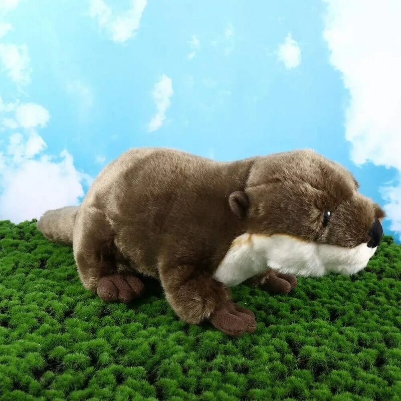 Kinder Kinder Spielzeug Tier Plüsch tier weich 46cm niedlich Otter ausgestopfte Puppen Simulation Otter Stofftier Otter Plüsch tier