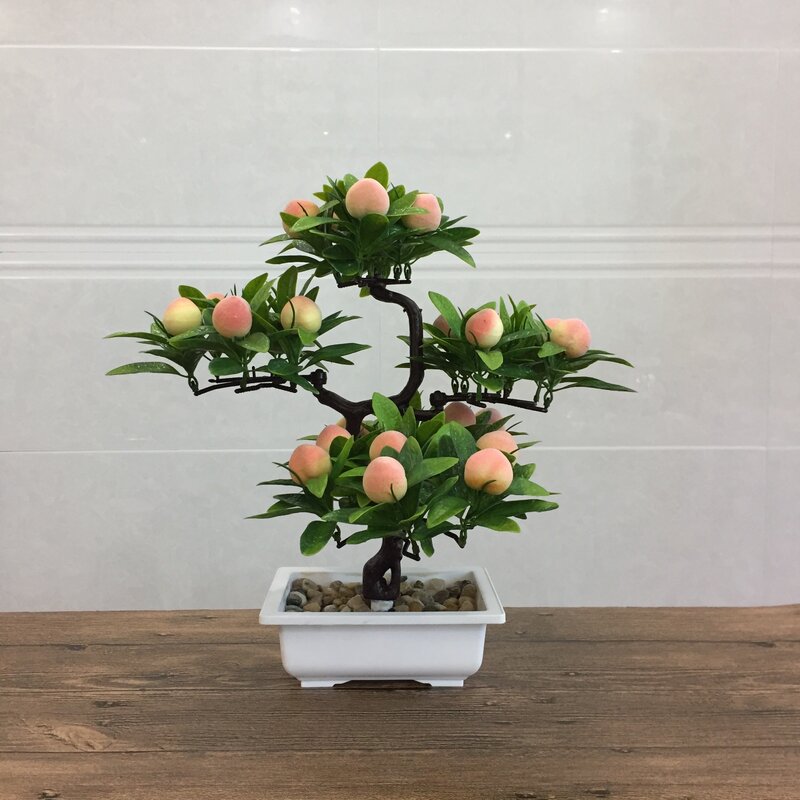 Neue Simulation Frucht Orange Bonsai Simulations pflanze Topf Dekoration künstliche Blume Ornamente Hochzeits geschenk