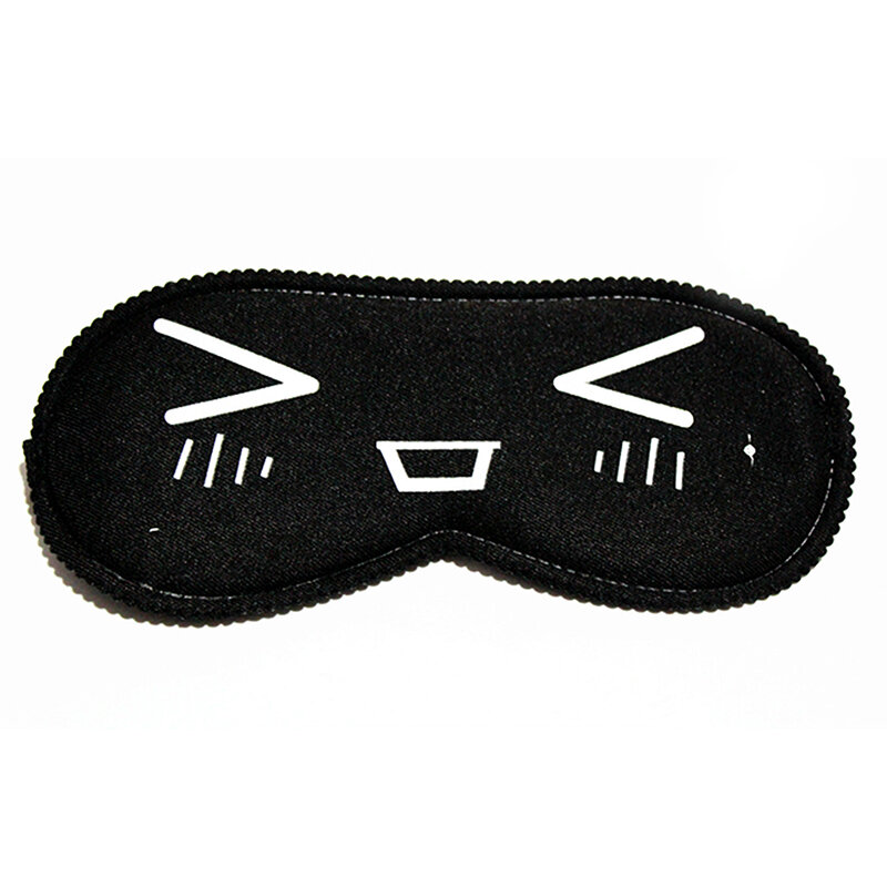 1pc Sleeping Mask Blinders Eyeshade Travel Sleep Aids Eye Rest Lovely Soft Eyeshade Cover Shade Eye Patch benda portatile