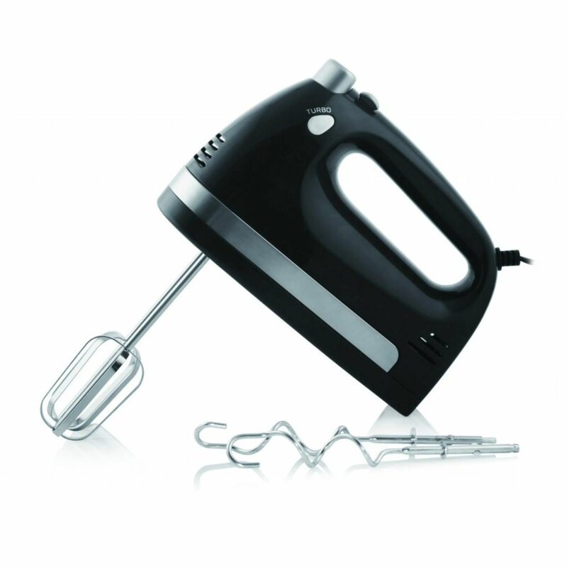 Hand Mixer Whisk with Chrome Beater Dough Hook
