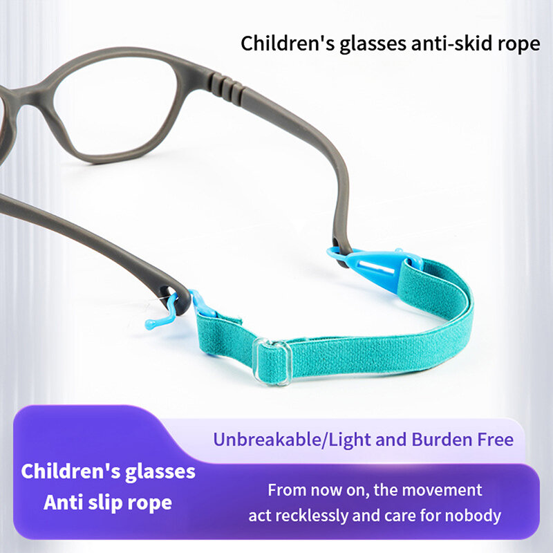 1 paczka dziecięca chłopięca pasek do okularów przewód elastyczny, okulary dziecięce opaska na głowę sznurek sportowy, opaska na okulary dziecięce