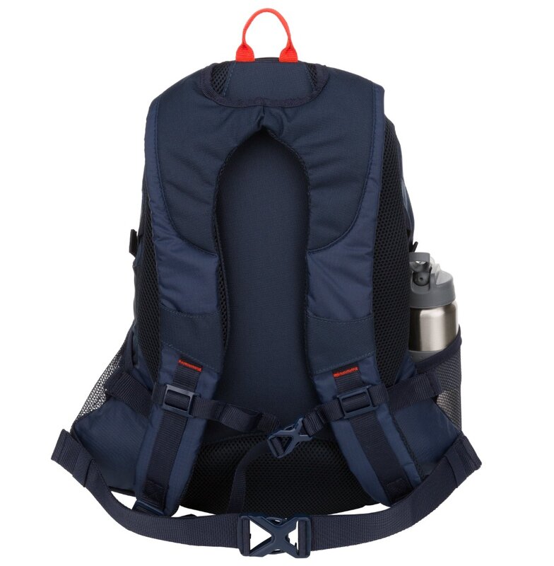 Wirbel 30 l rucksack mit flasche, blau, erwachsene, teen, polyester