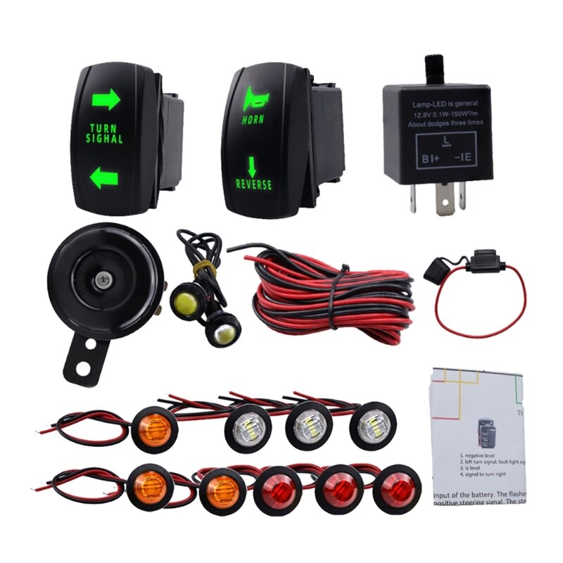 Kits completos sinal Plug Plays Kits sinal com buzina interruptores balancim