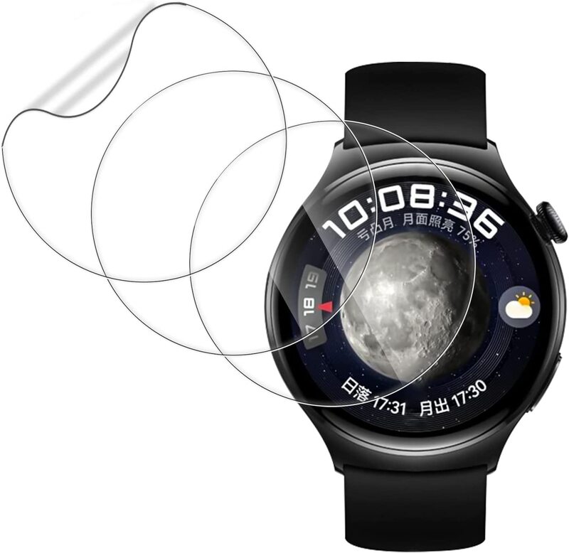 3 Stuks 3d Gebogen Hydrogel Film Voor Huawei Horloge 4 Smart Watch Zachte Tpu Schermbeschermer Voor Huawei Horloge 4 Pro Is Geen Glas