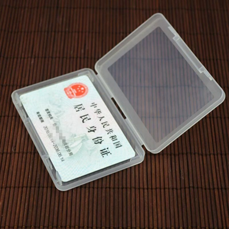 Cajas cuadradas de plástico transparente para almacenamiento de joyas, contenedores pequeños portátiles para manualidades de cuentas, 6,4 9,5x1cm, 1 unidad