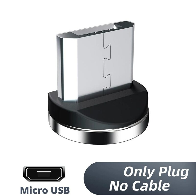 Магнитный Кабель-адаптер, внешний кабель Micro USB Type C, пылезащитные заглушки, магнитные наконечники для Iphone, магнитный разъем для зарядного устройства