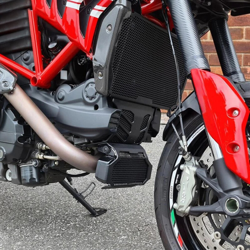 Cubierta de rejilla para radiador de motocicleta, Protector para tanque de enfriador de aceite, para Ducati Hypermotard 950 939 SP Hyperstrada 939